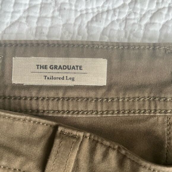 Adriano Goldschmied The Graduate Tailored Leg Men's Green Pants size 32 X 29 - Picture 8 of 11